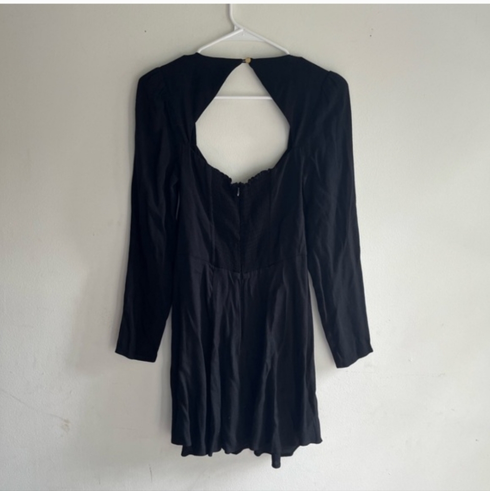 REFORMATION Indira Black Dress Size 2 - Picture 7 of 7